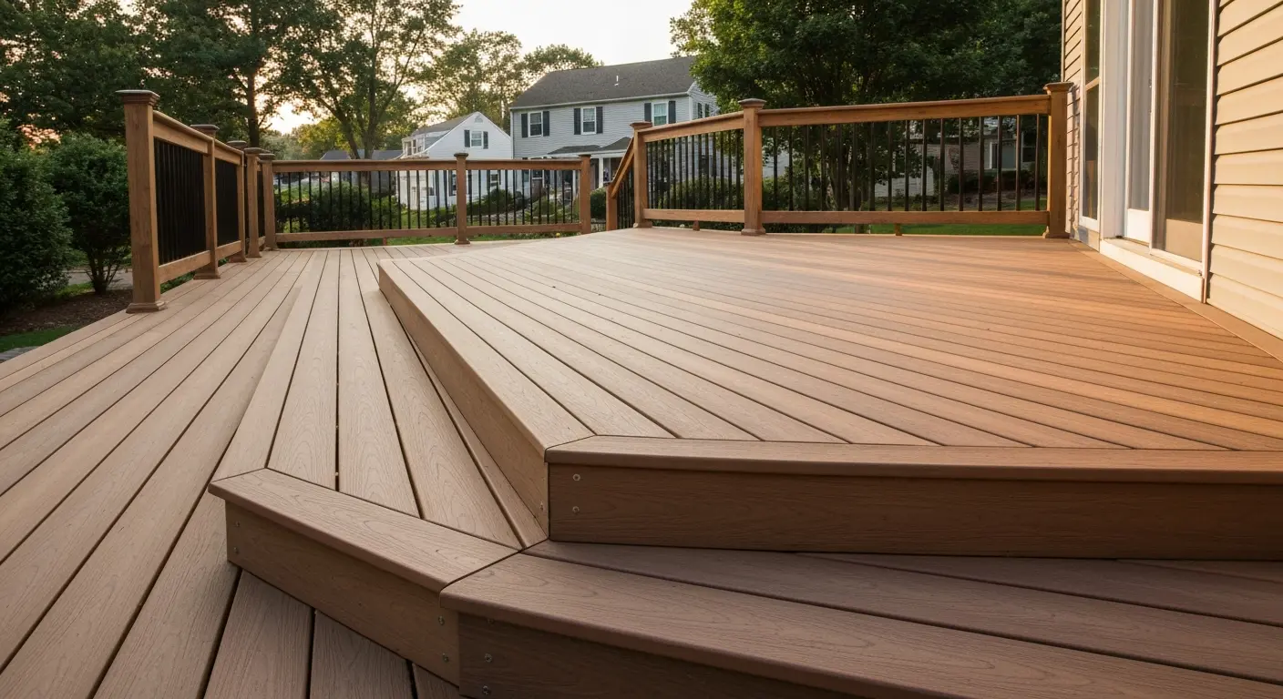 Trex deck installation