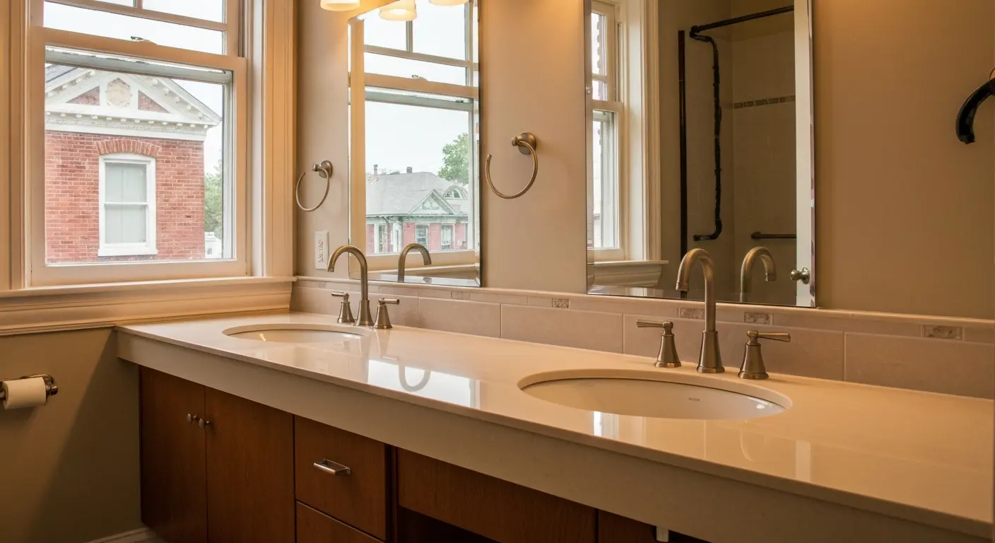 Custom bathroom remodel in Midtown Nashville