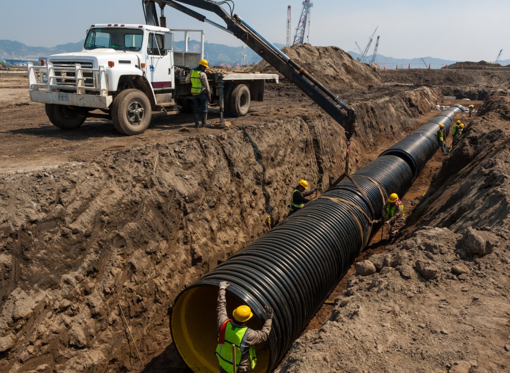 Drainage Installation Near Weld County, Colorado