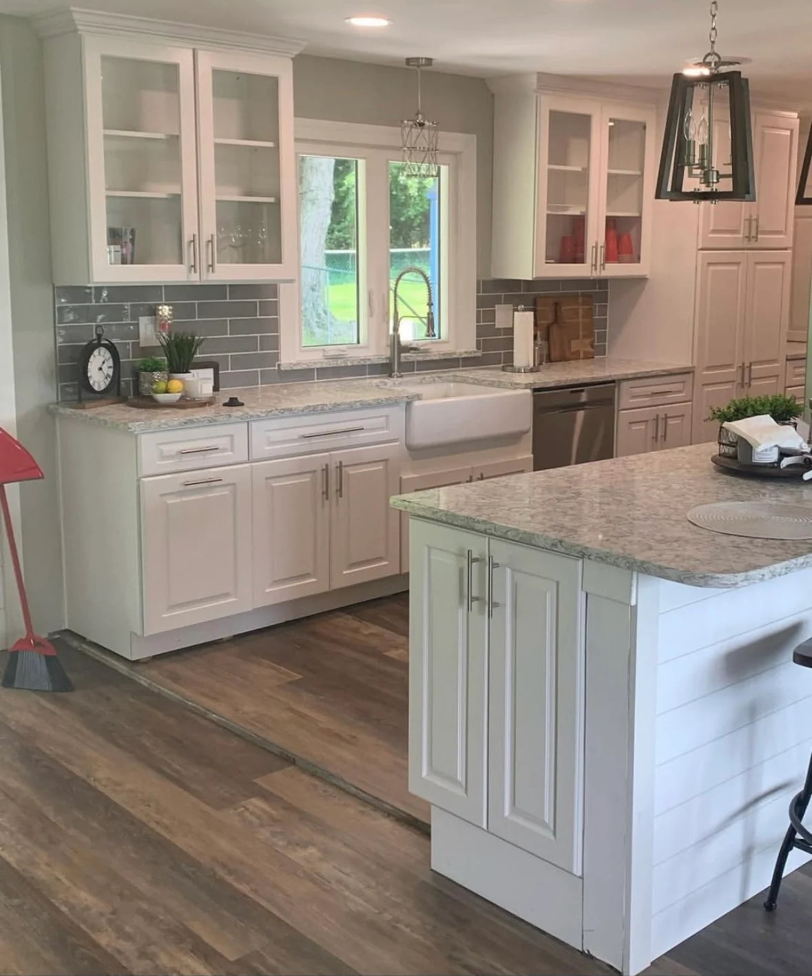 Completed kitchen remodeling work in Fairless Hills, Pennsylvania