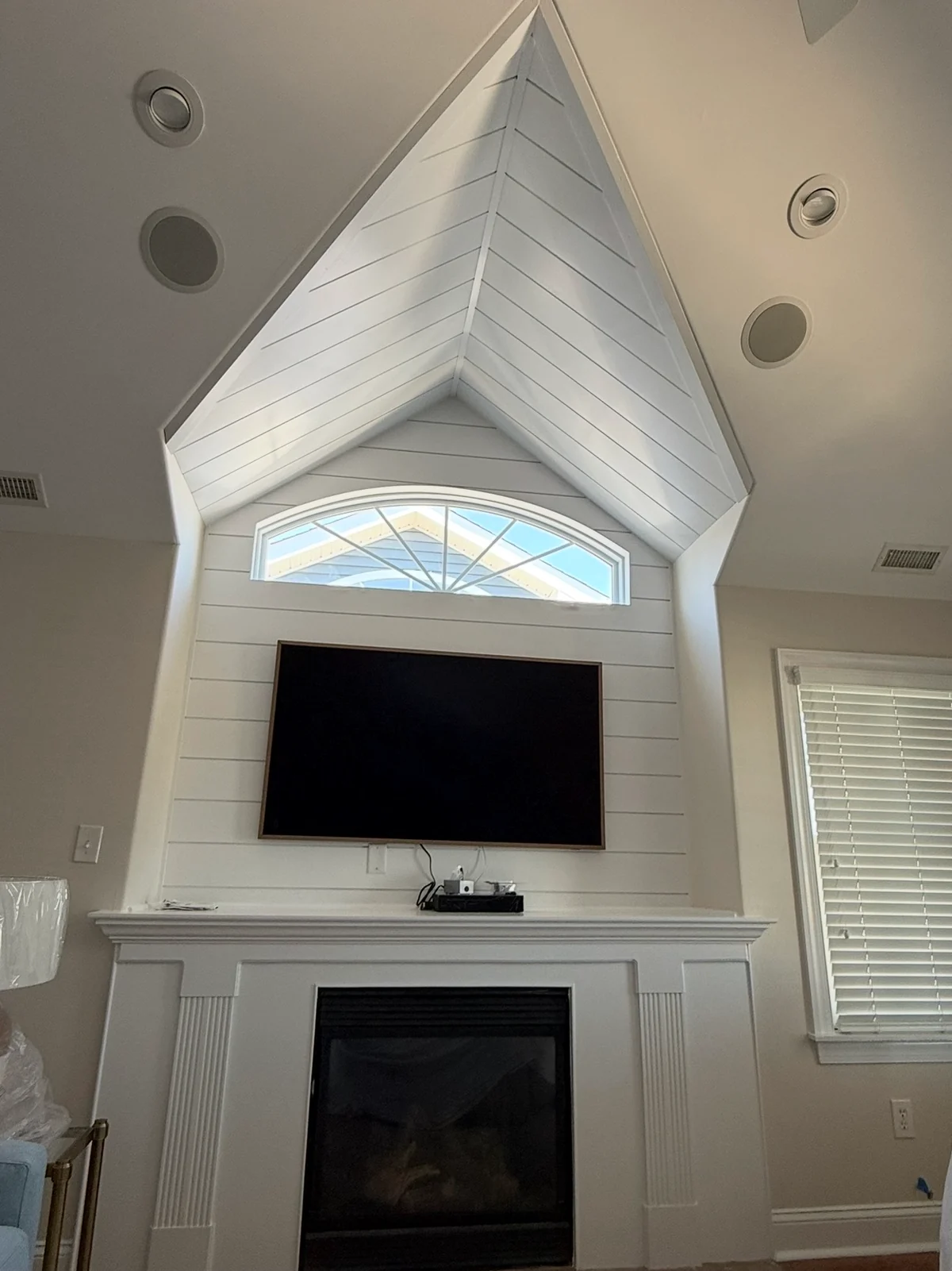 Another angle of the Sea Isle City living room remodeling project