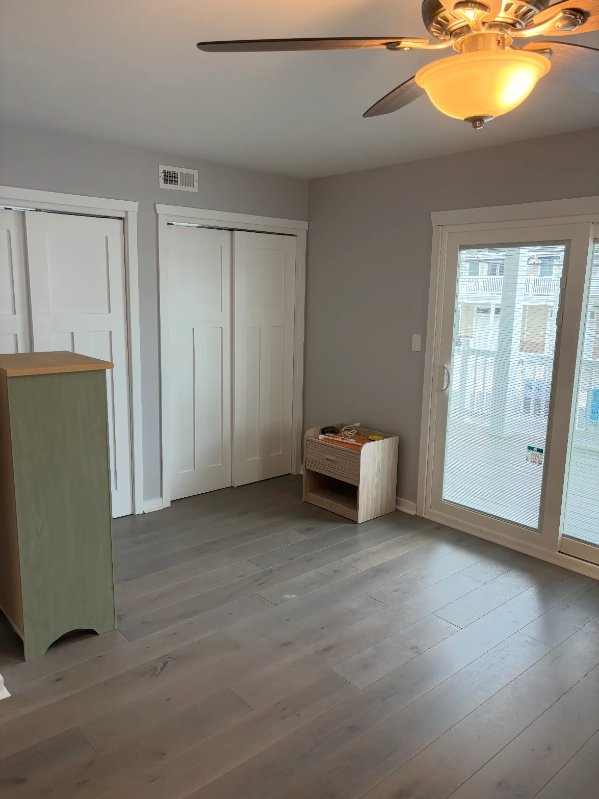 Completed interior bedroom remodeling work by Michael John Contractors