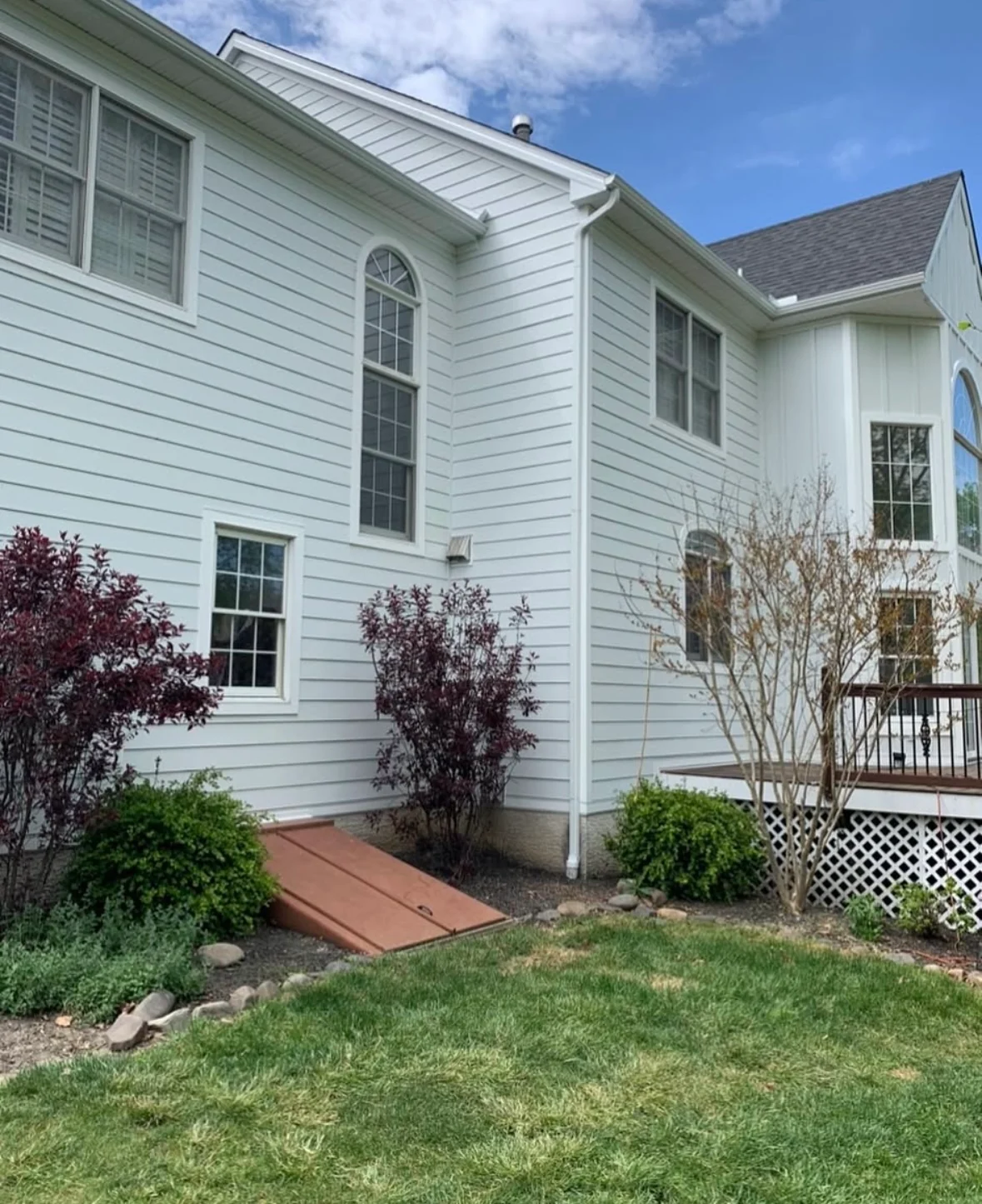 Completed residential exterior improvement work by Michael John Contractors