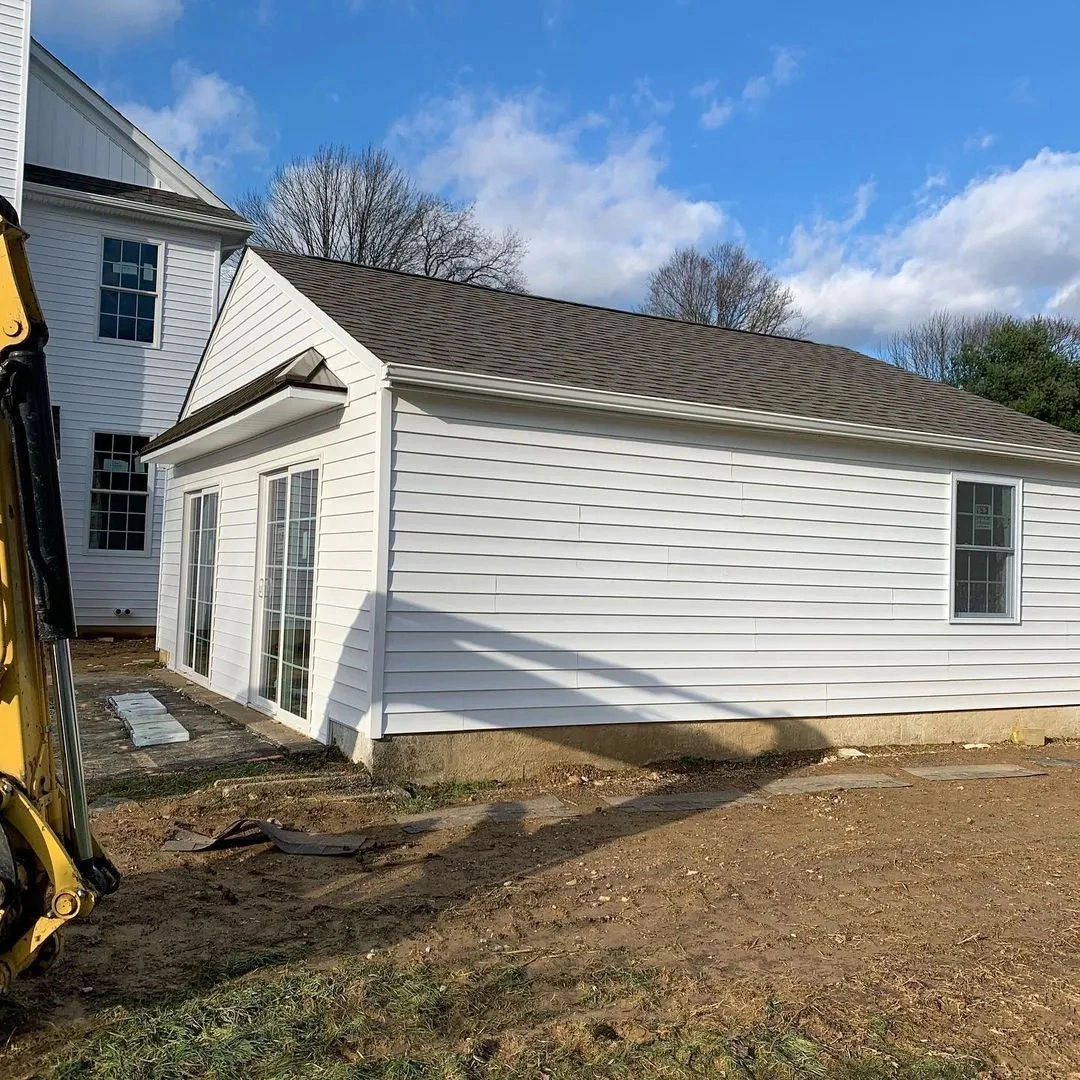 Residential exterior improvement work by Michael John Contractors
