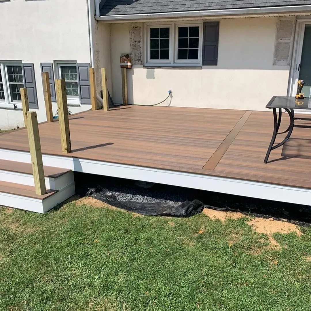 Residential deck project by Michael John Contractors