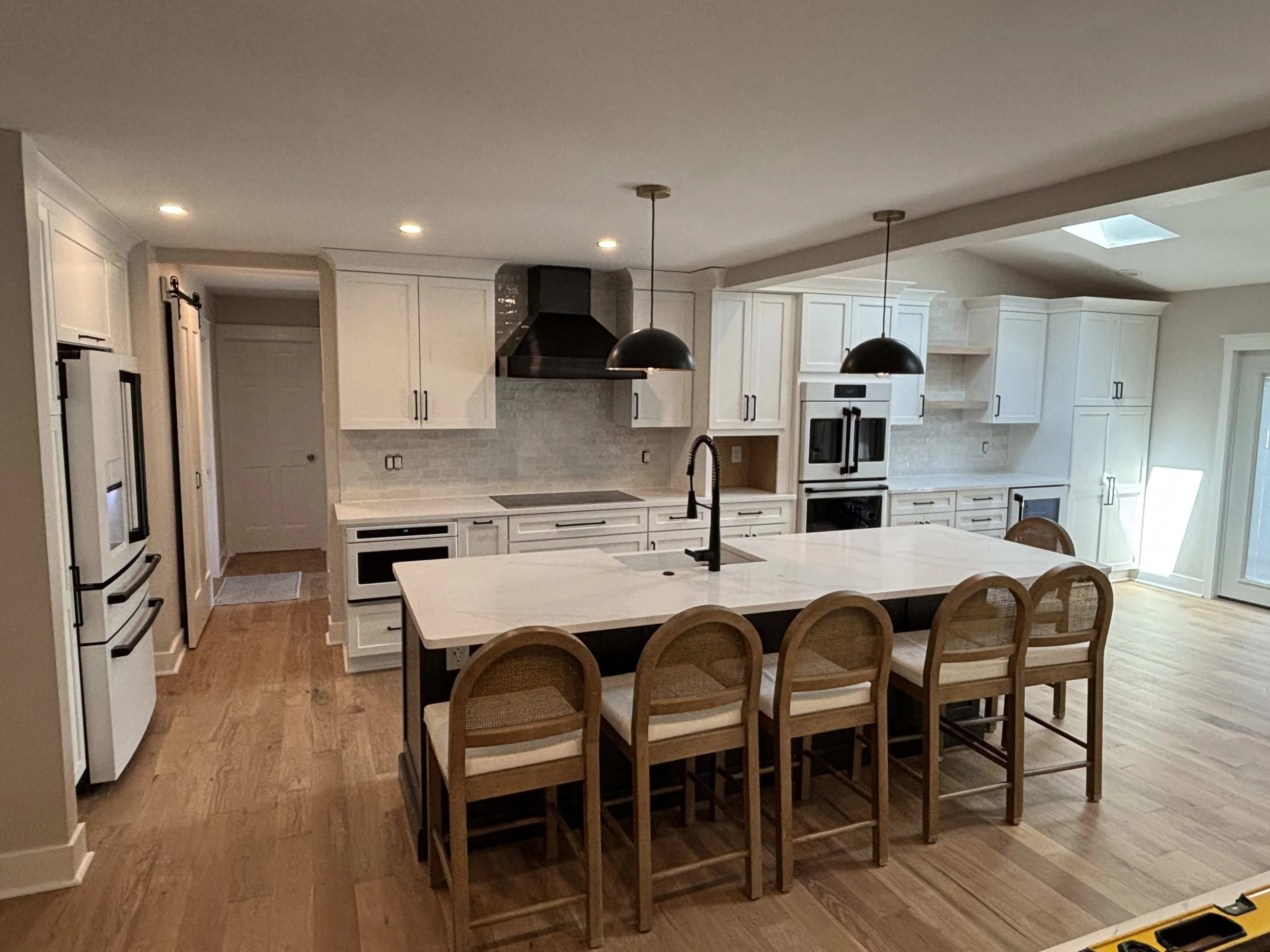 Completed kitchen remodel by Michael John Contractors