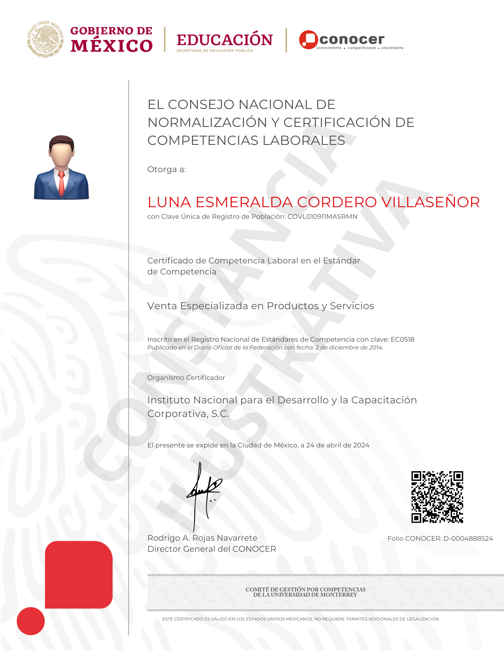 Certificación Conocer