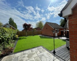 Pavesett fencing & landscaping project