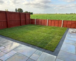 Pavesett fencing & landscaping project