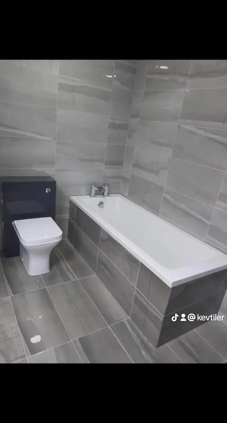 Bathroom tiling