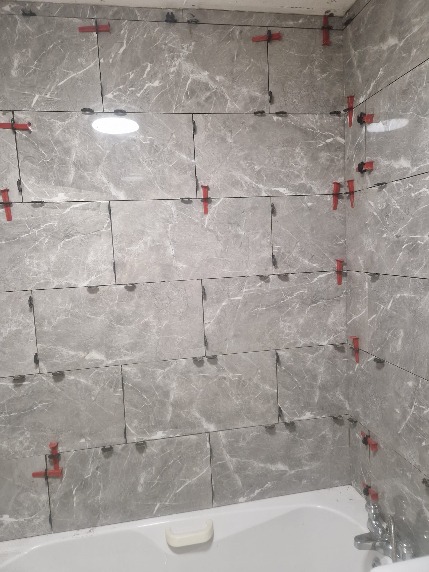 Shower tiling