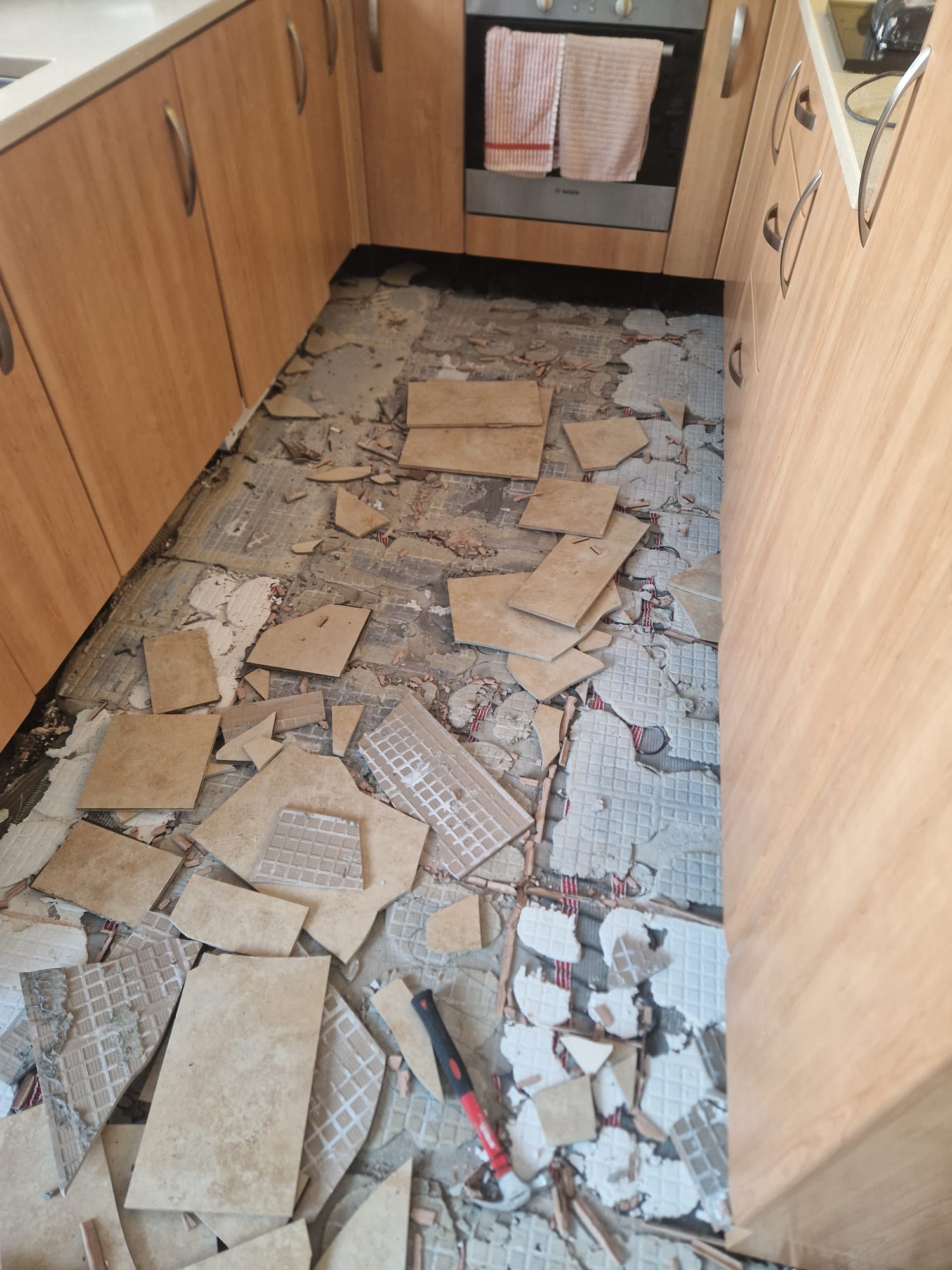 Floor tiling