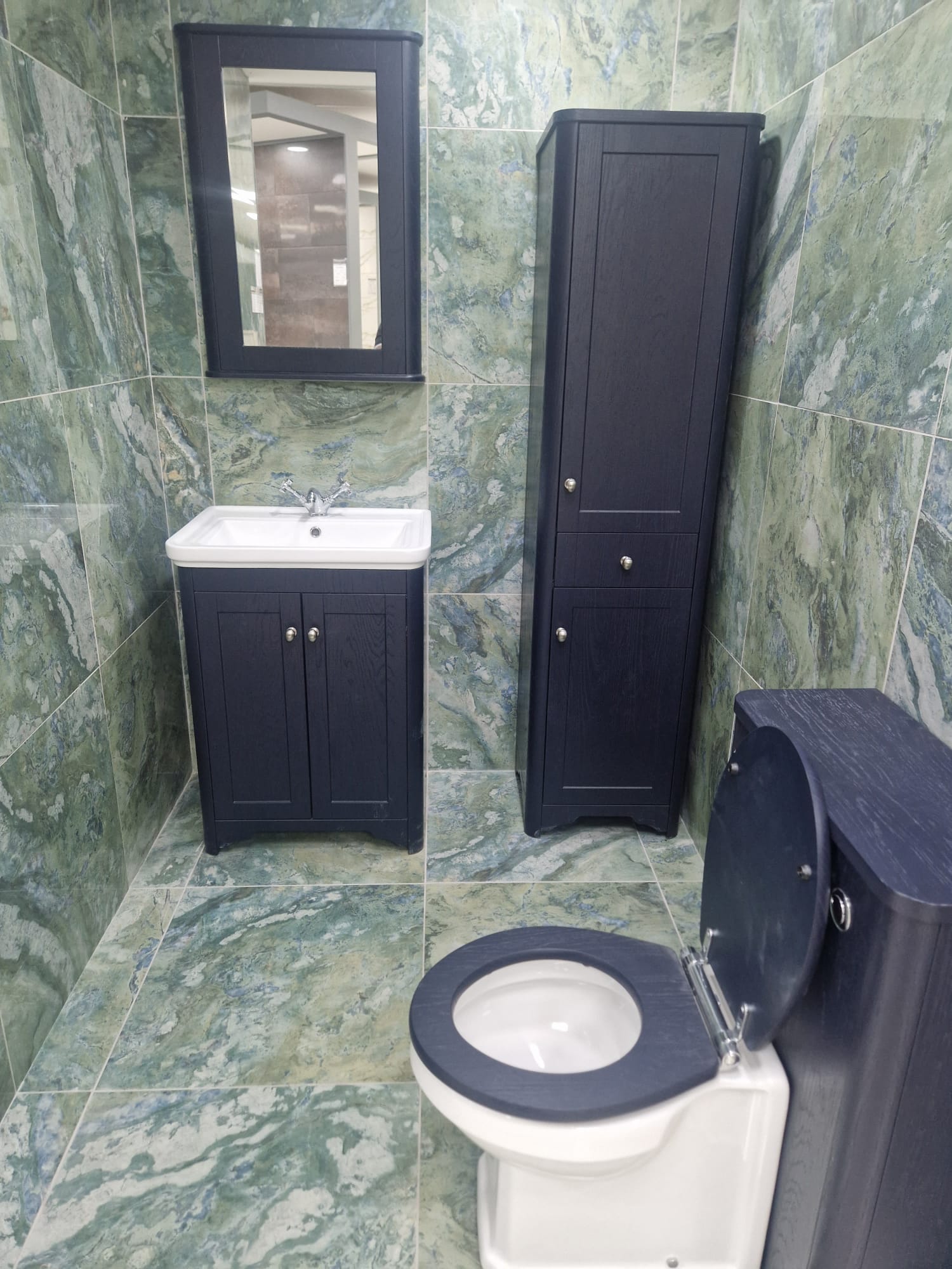 Bathroom tiling