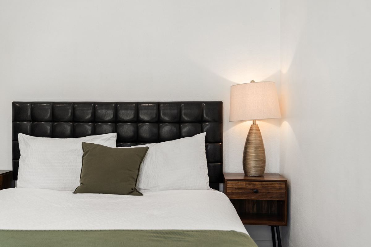 Resident bedroom at Anaheim Villa Estates