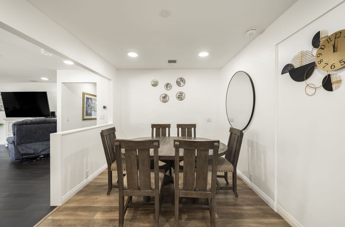 Dining area at Chino Manor