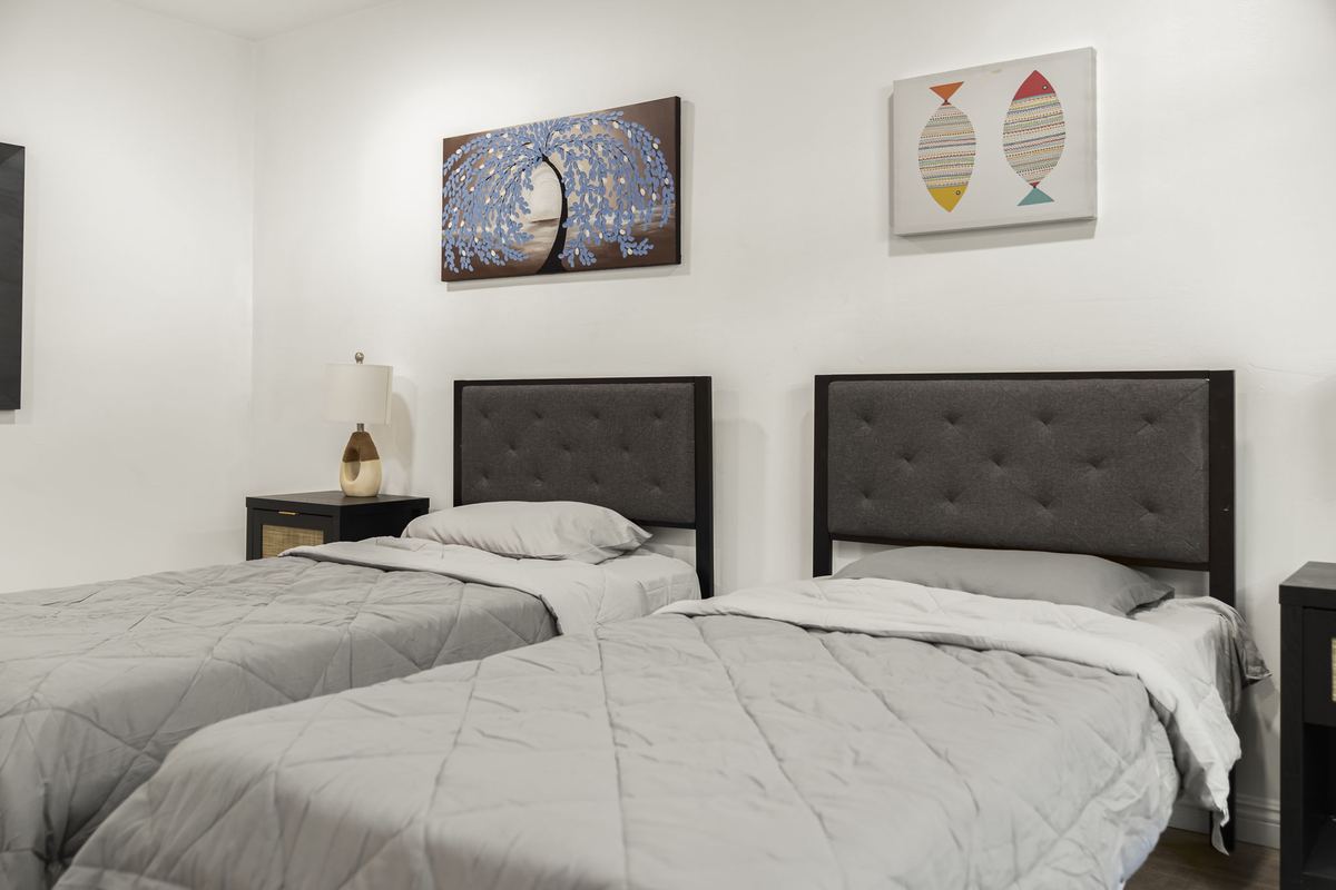Comfortable bedroom at Chino Manor
