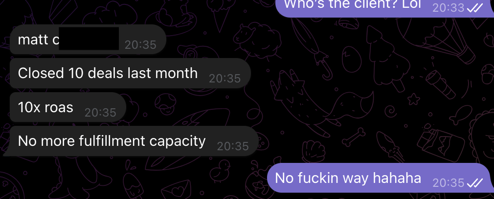 Matt success story