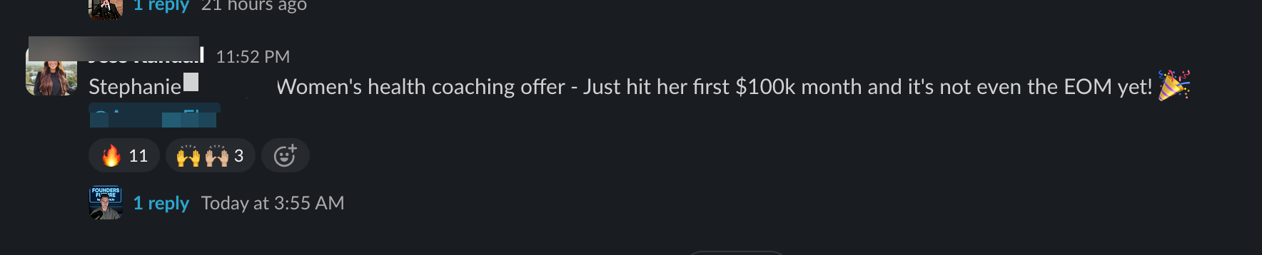 Stephanie success story