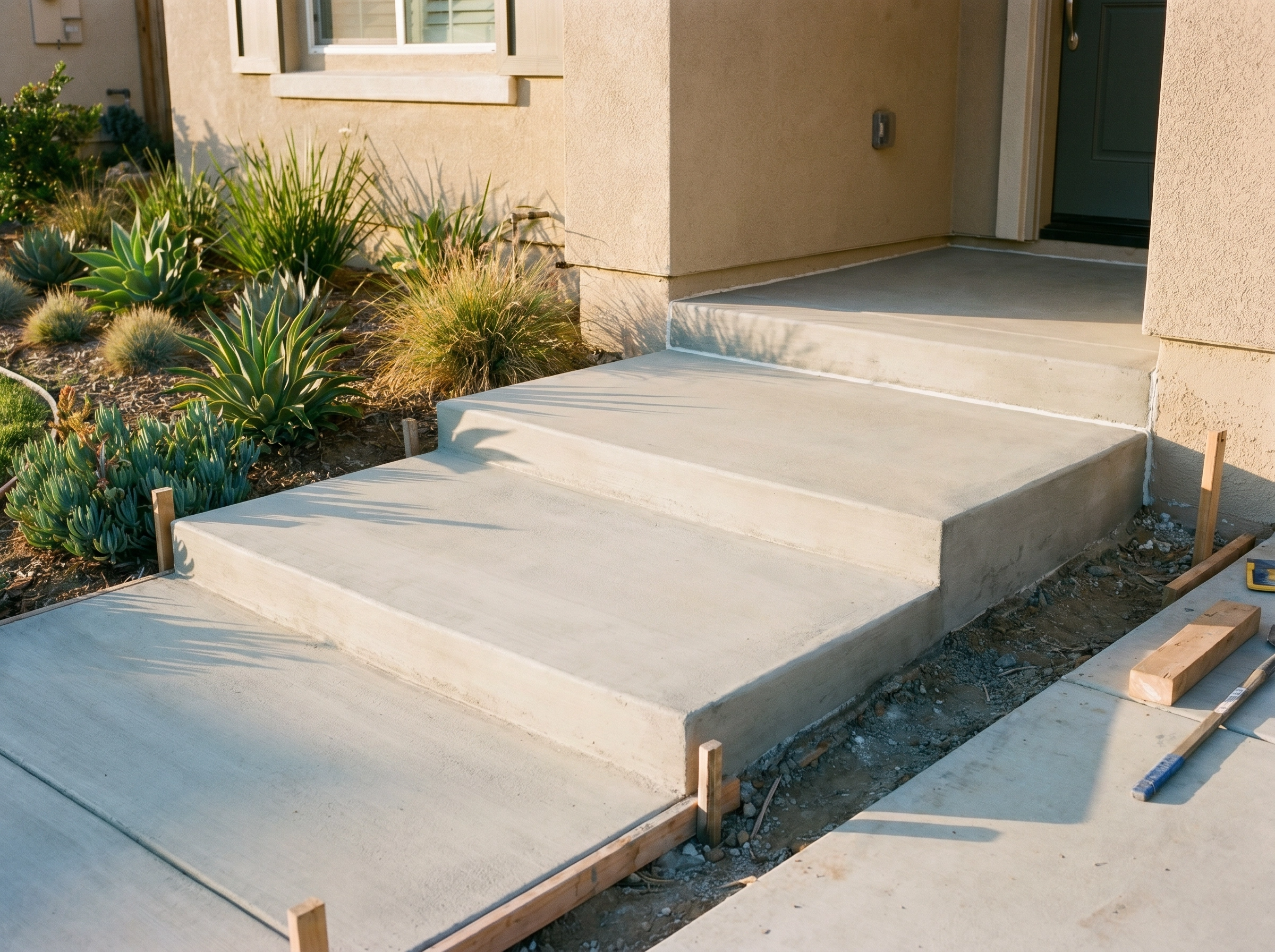 Steps in Galt, CA