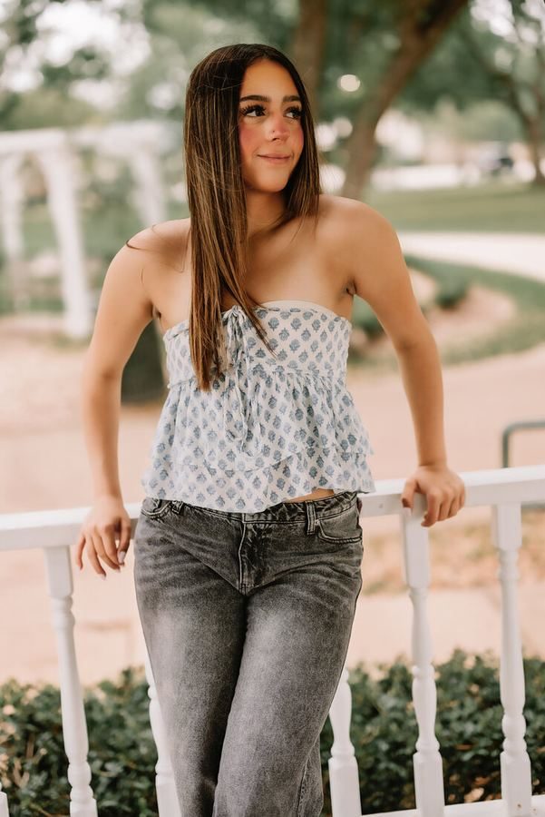 High school senior portrait session