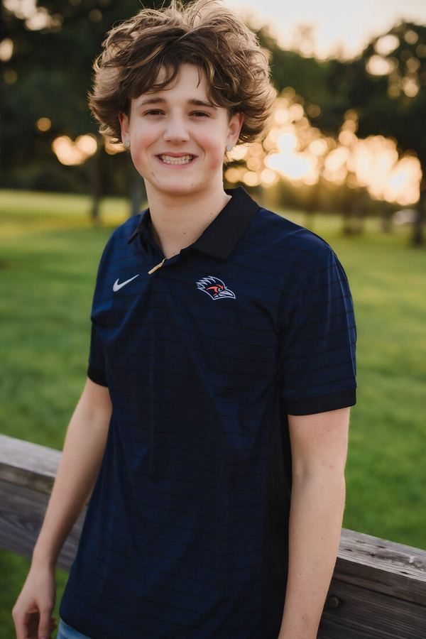 High school senior portrait session