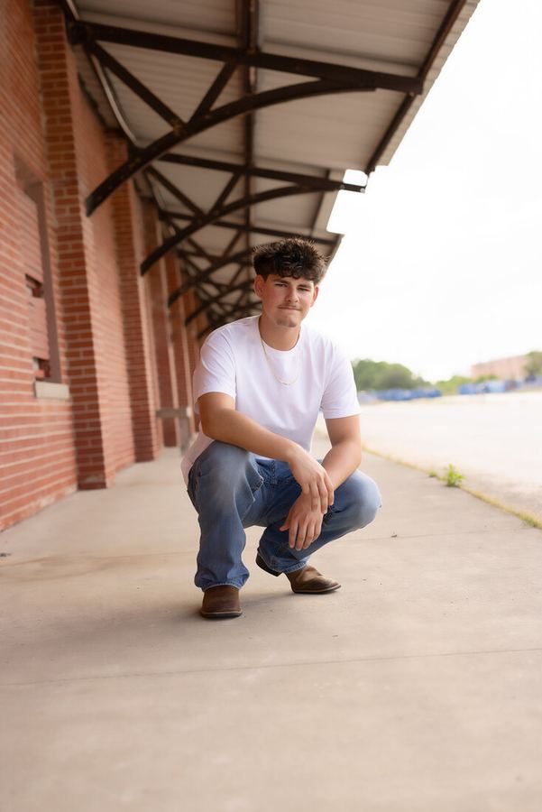 High school senior portrait session