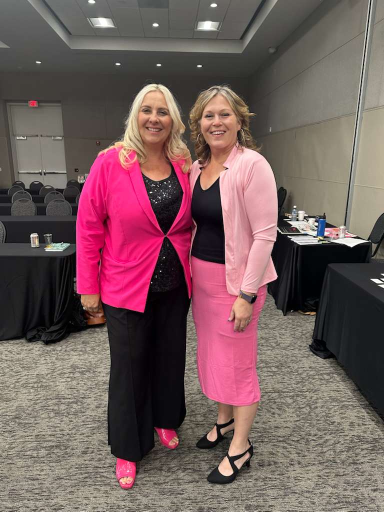 Dr. Julie Ducharme and Shelby Jo Long, founders of She Talks and Cadence Speaker Collective