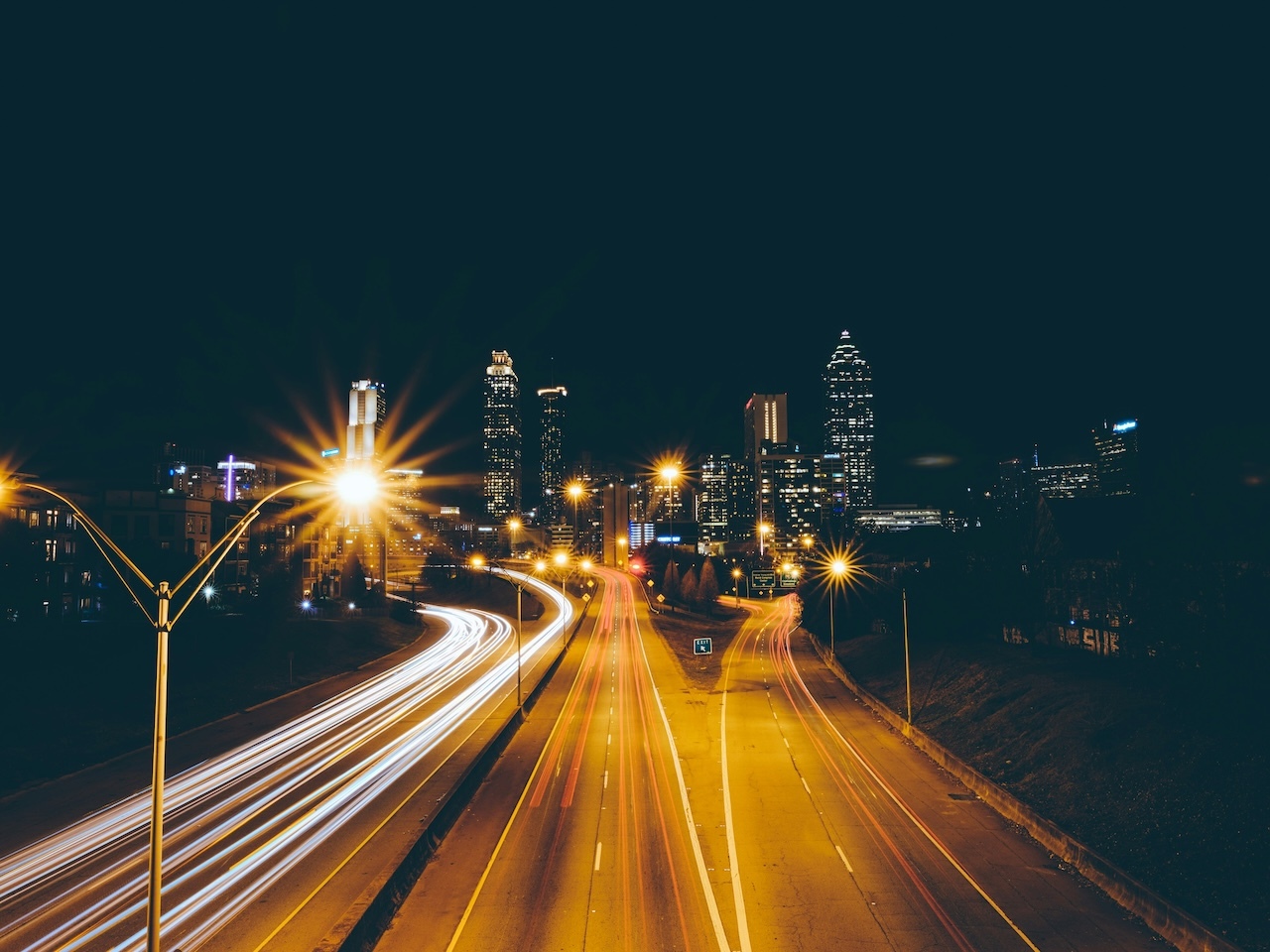 Atlanta Georgia at Night