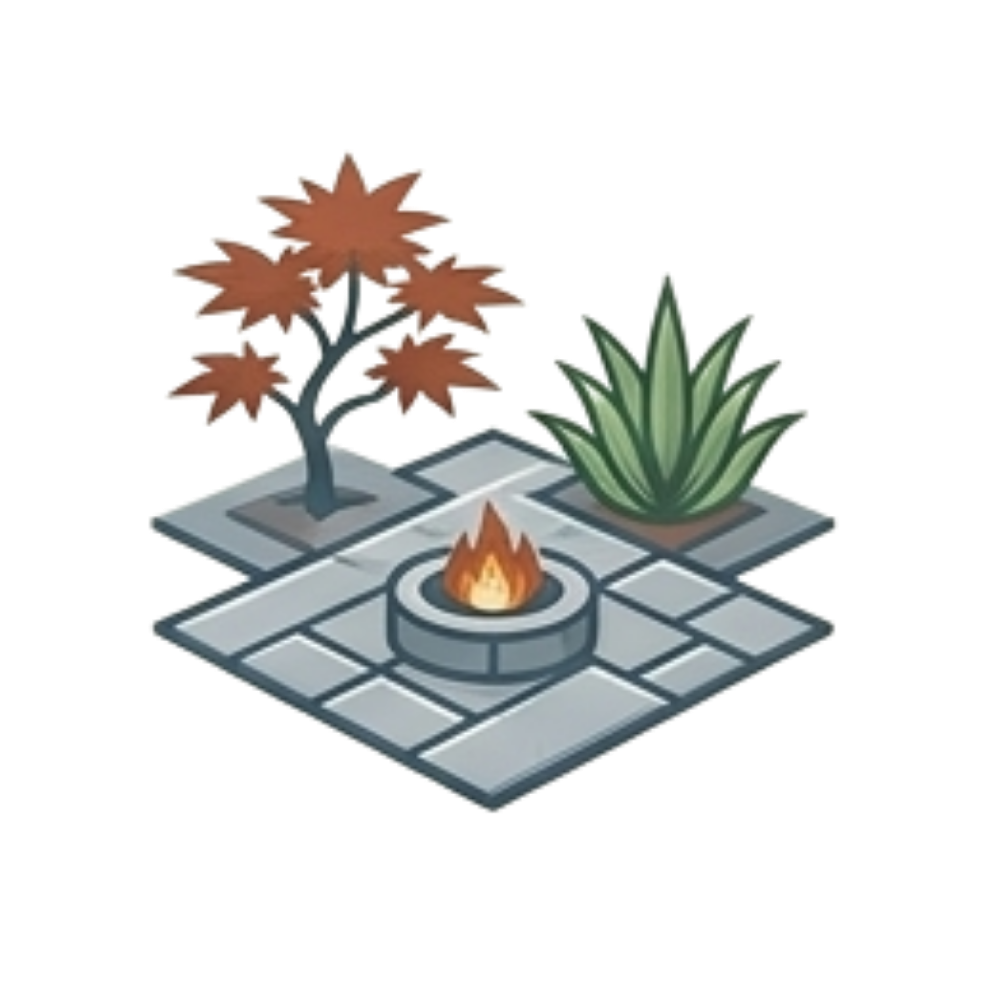 Custom landscape and hardscape