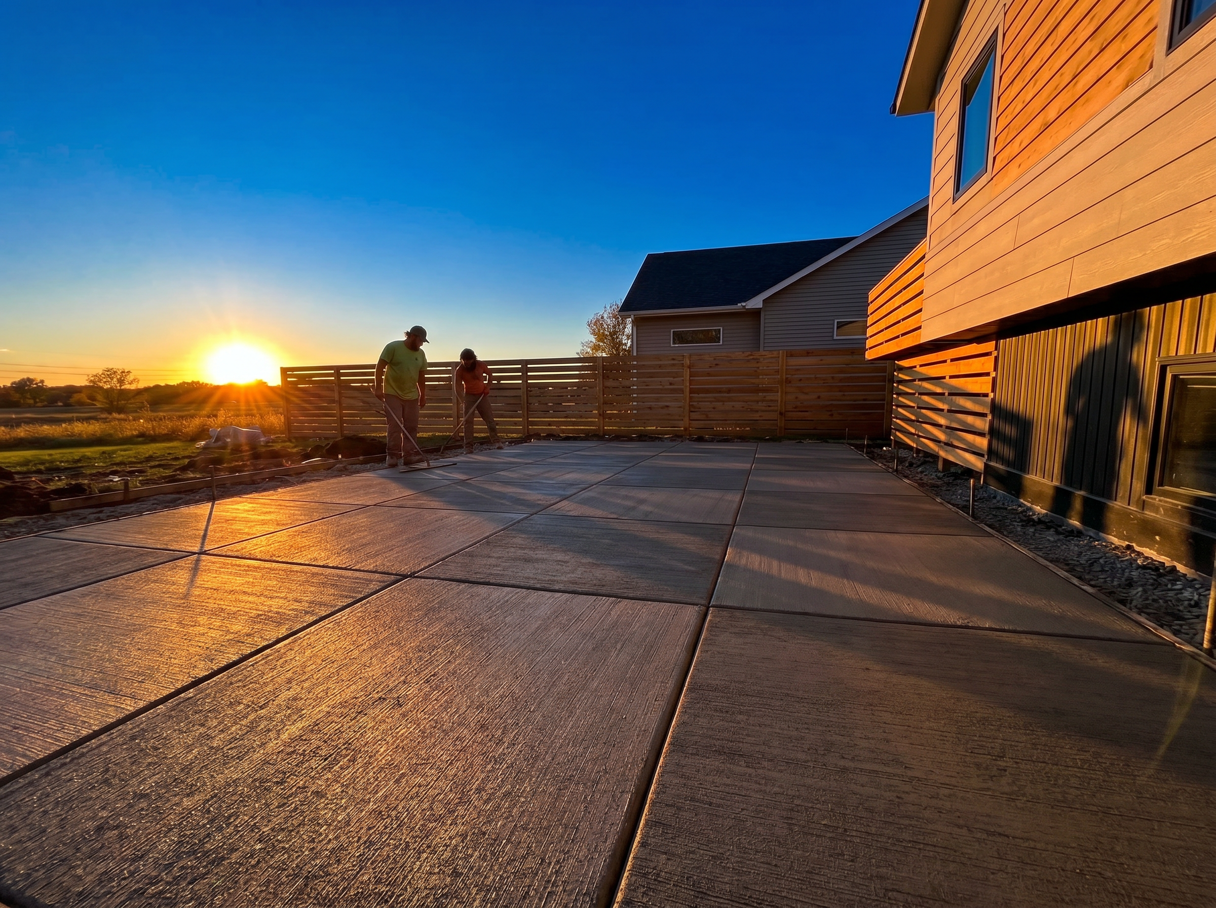 Driveway dusk