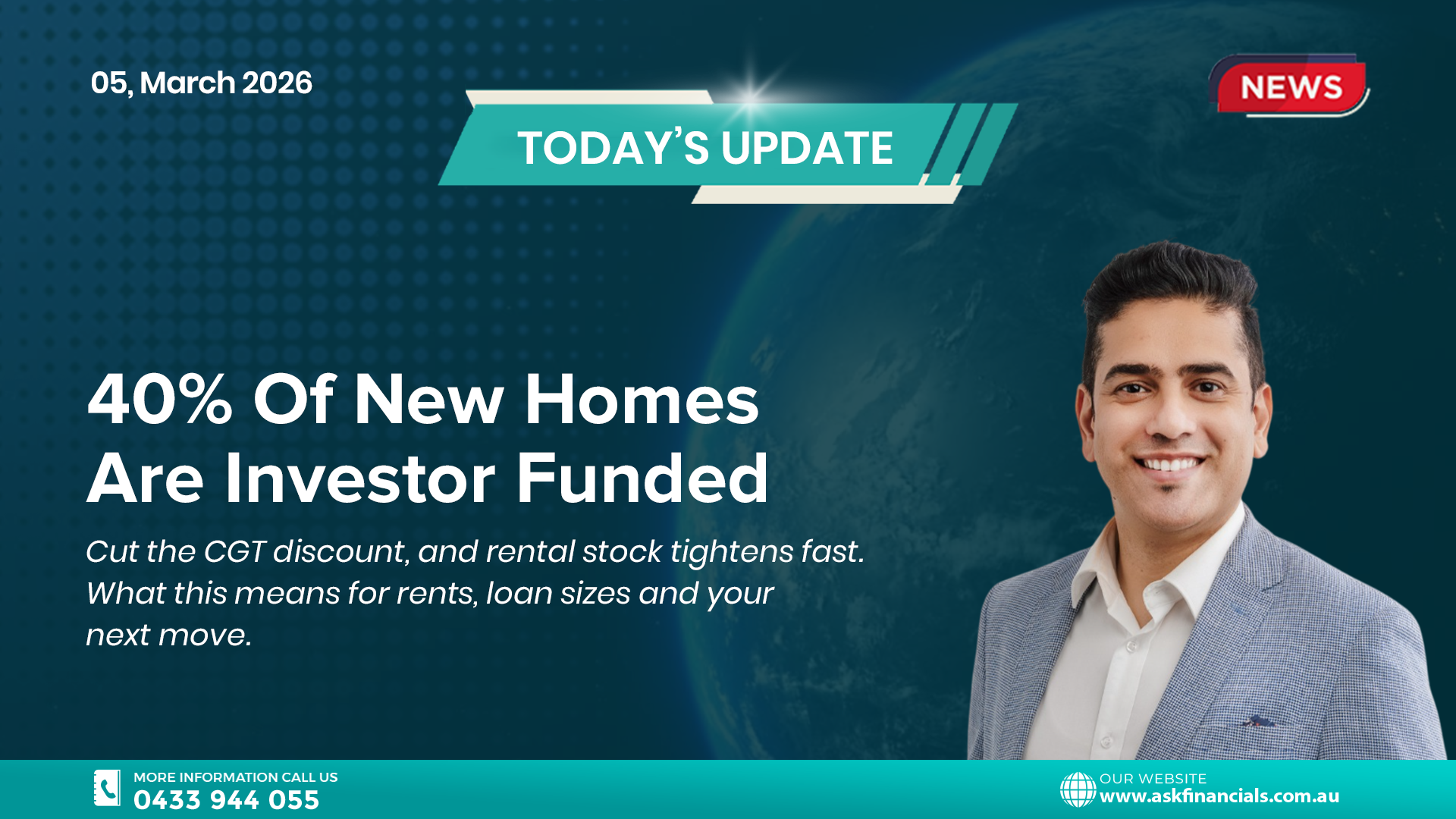 How CGT Discount Changes Could Devastate Australia's Rental Market