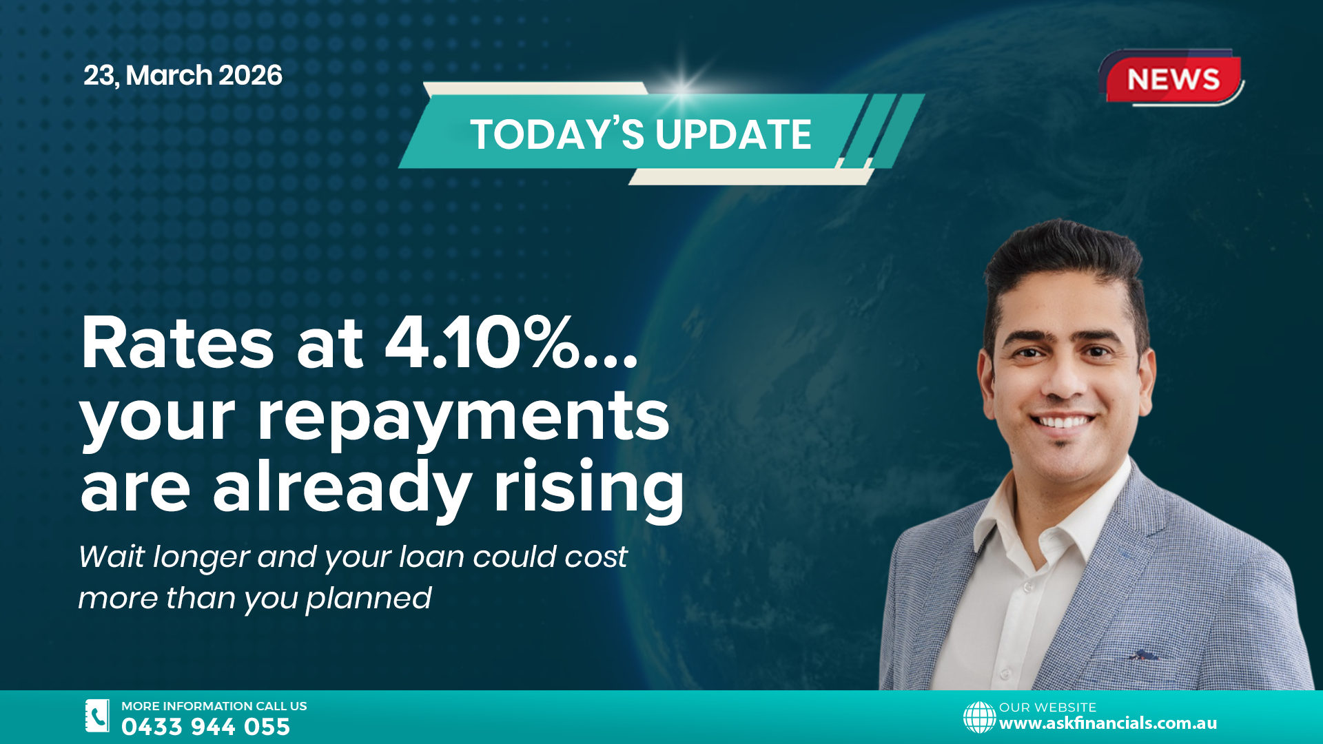 RBA Lifts Cash Rate to 4.10%: What Borrowers Pay Now