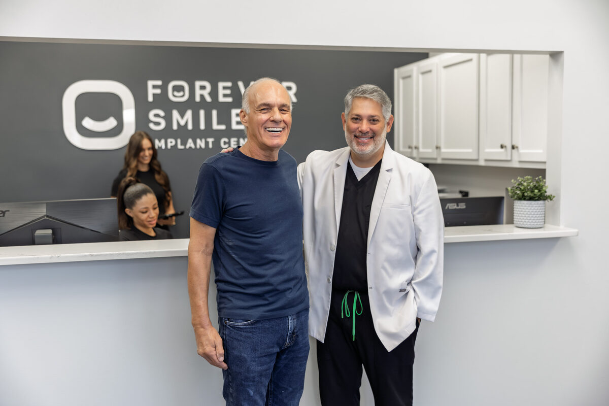 Happy Forever Smiles Implant Center patient
