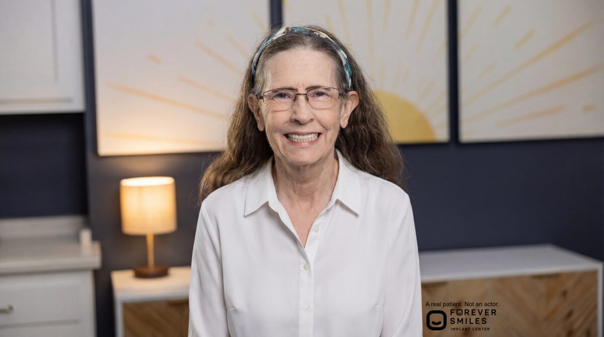 Happy Forever Smiles Implant Center patient