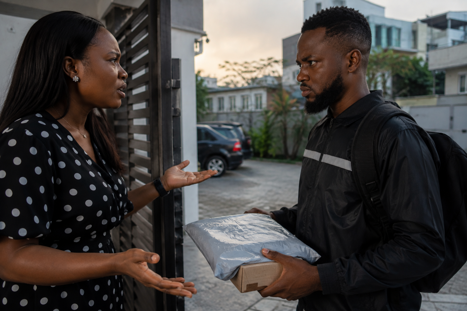 Lagos doorstep price dispute leading to a failed delivery