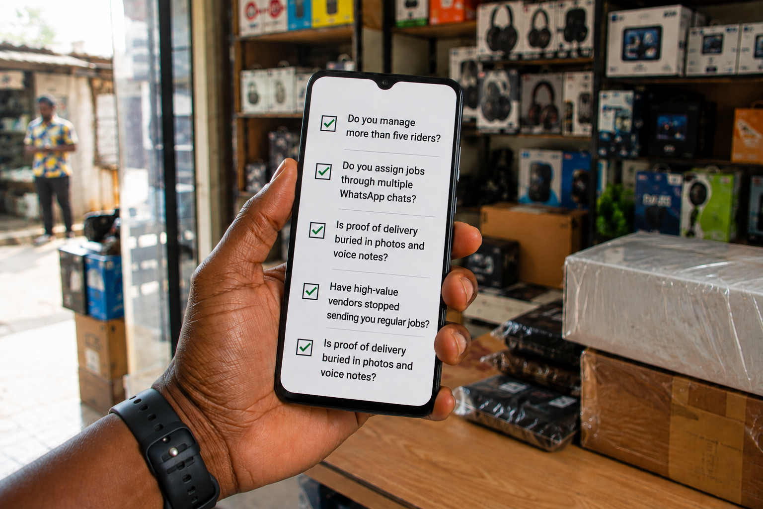 Checklist for Lagos dispatch operators to assess outgrowing WhatsApp