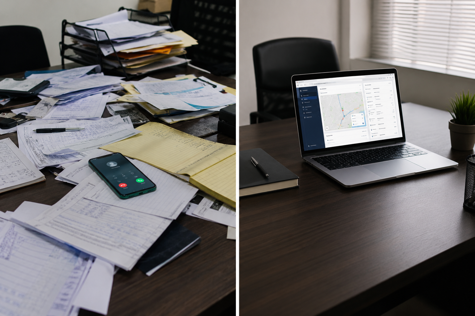 Before and after comparison of structured dispatch job management in Lagos Before and after comparison of structured dispatch job management in Lagos