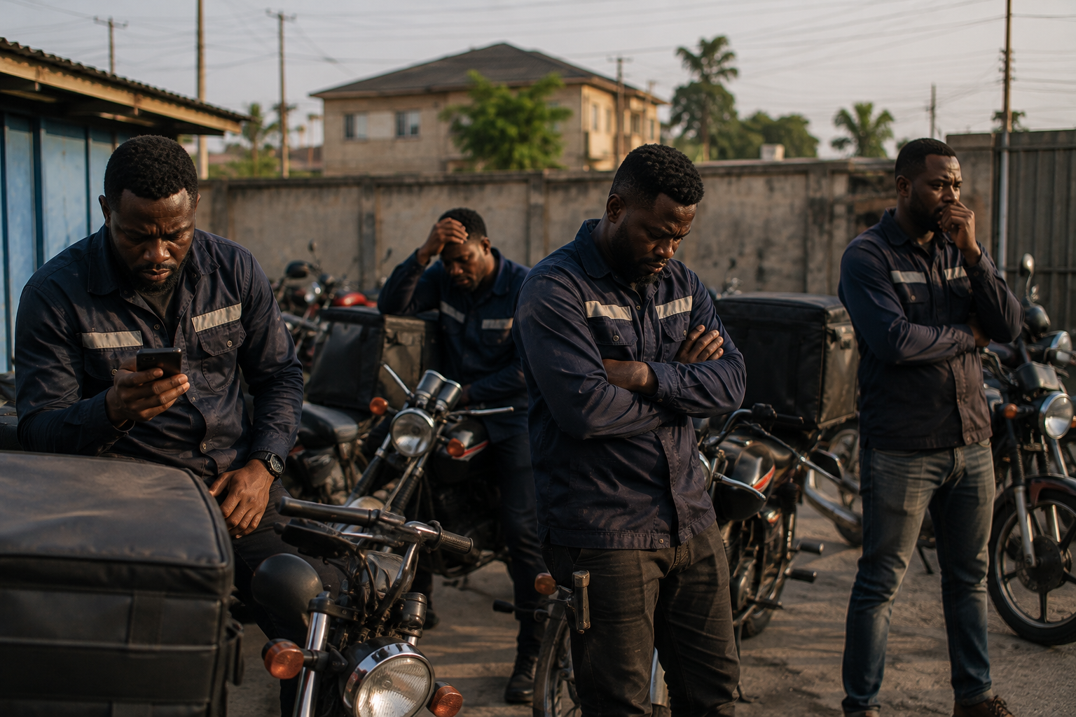 Lagos dispatch riders affected by payment collection delays Lagos dispatch riders affected by payment collection delays