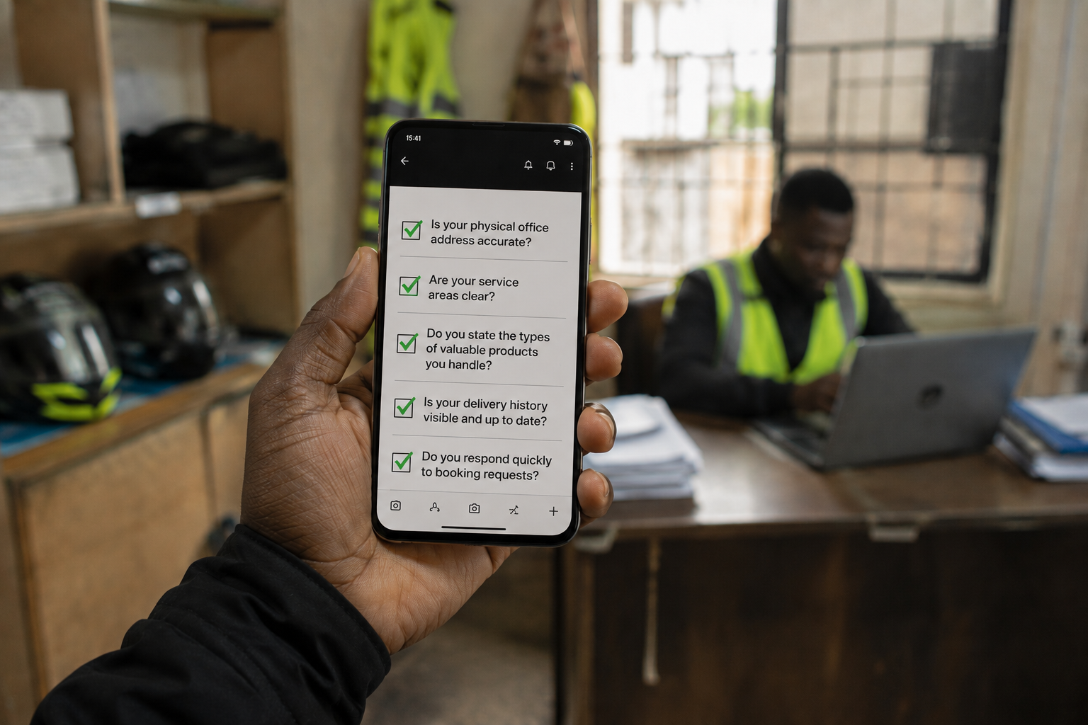 Lagos dispatch operator checklist for building a strong business profile Lagos dispatch operator checklist for building a strong business profile
