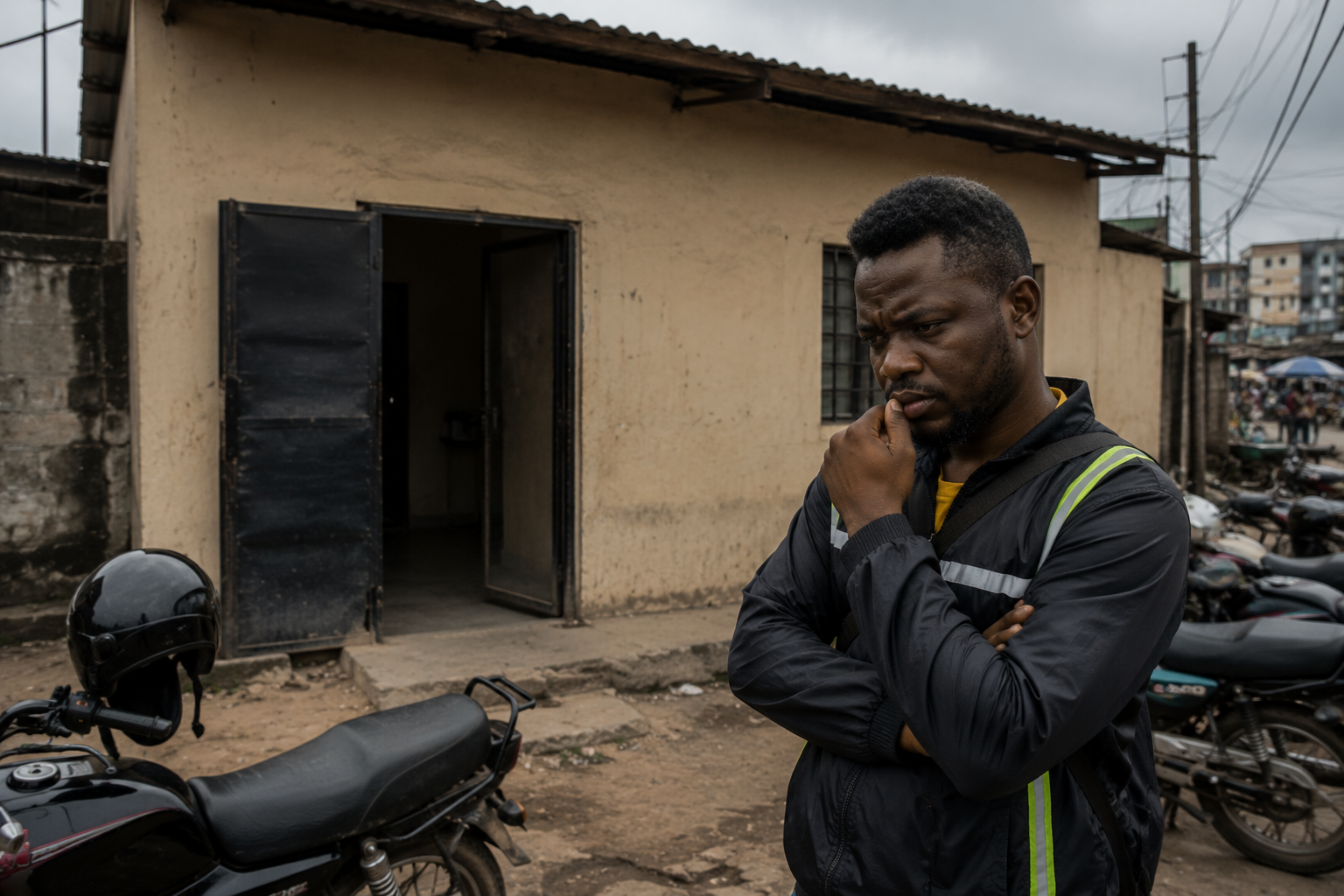 Lagos dispatch operator office lacking visible verification signage Lagos dispatch operator office lacking visible verification signage