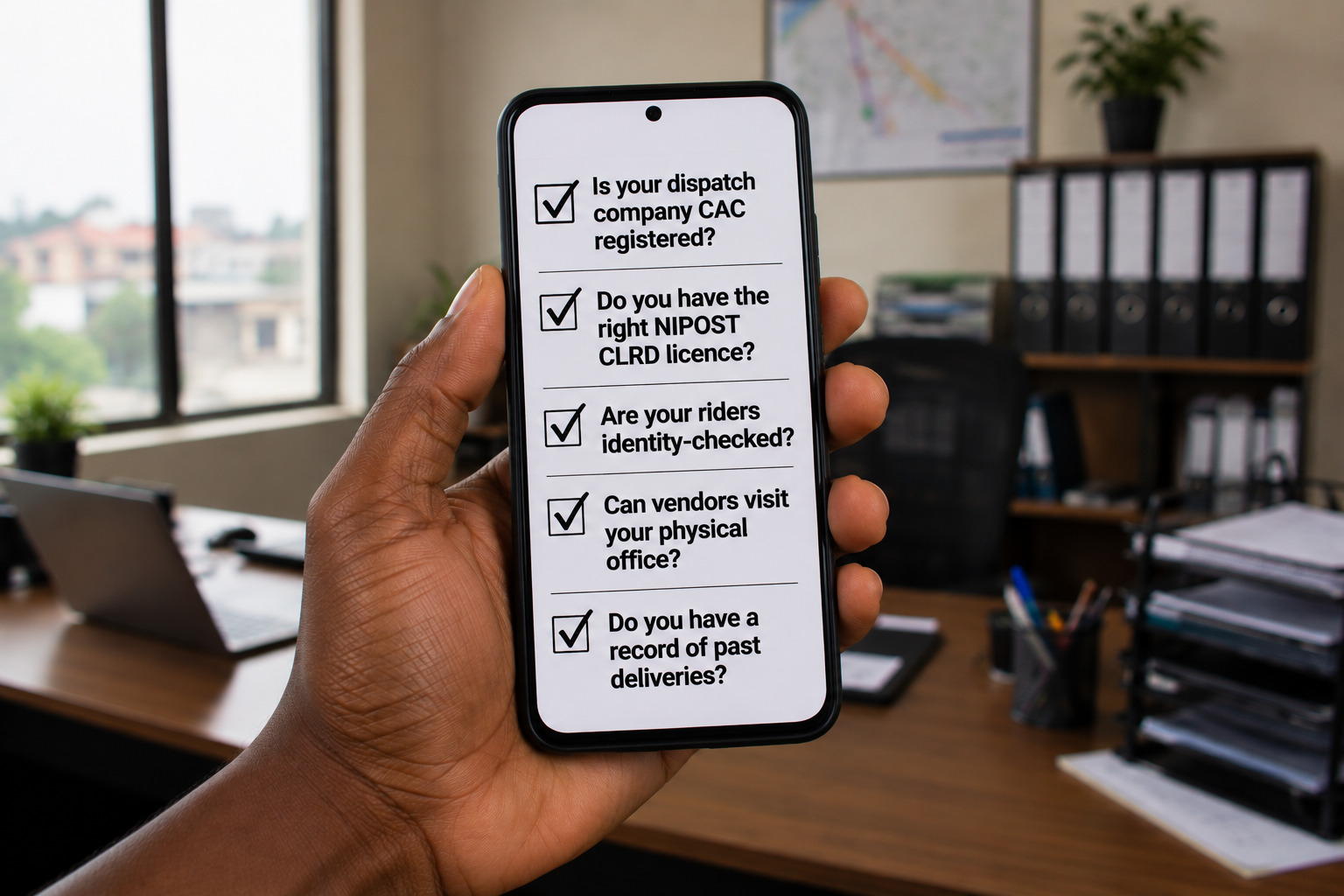 Lagos dispatch operator tech stack readiness checklist for 2026