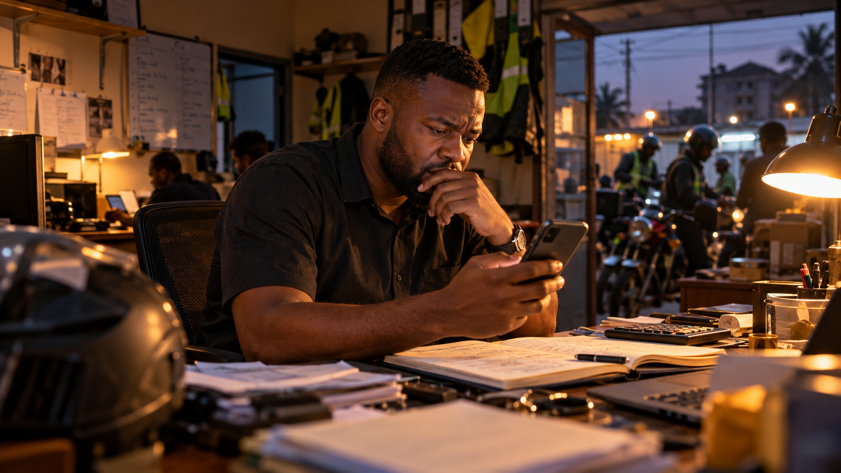 Lagos dispatch operator searching old chats for delivery proof Lagos dispatch operator searching old chats for delivery proof