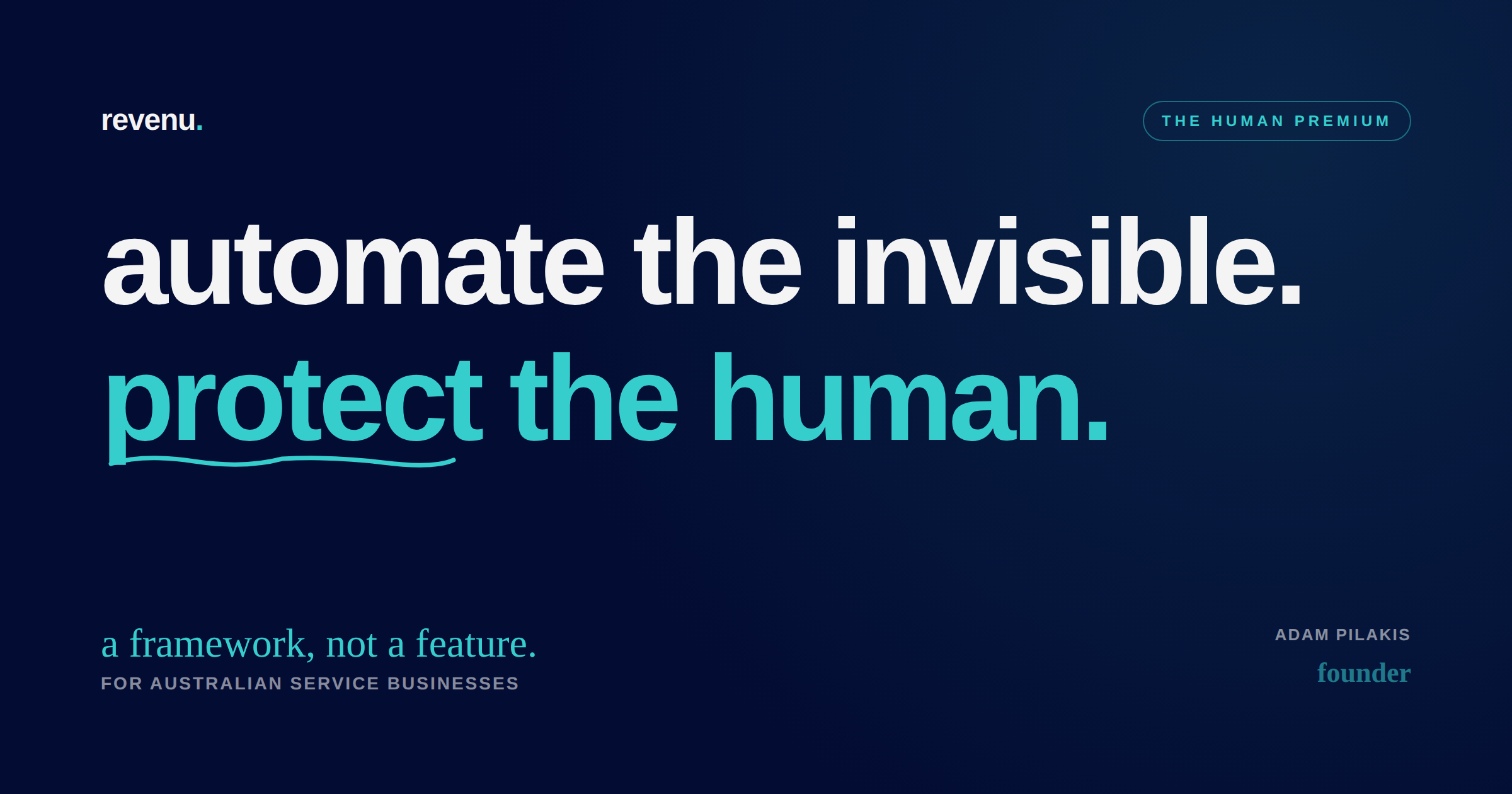 What Australian Service Businesses Should Never Automate: The Human Premium Framework