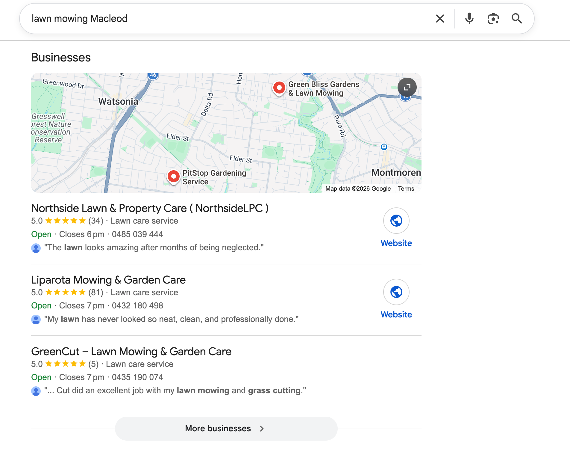 Google local pack ranking 9