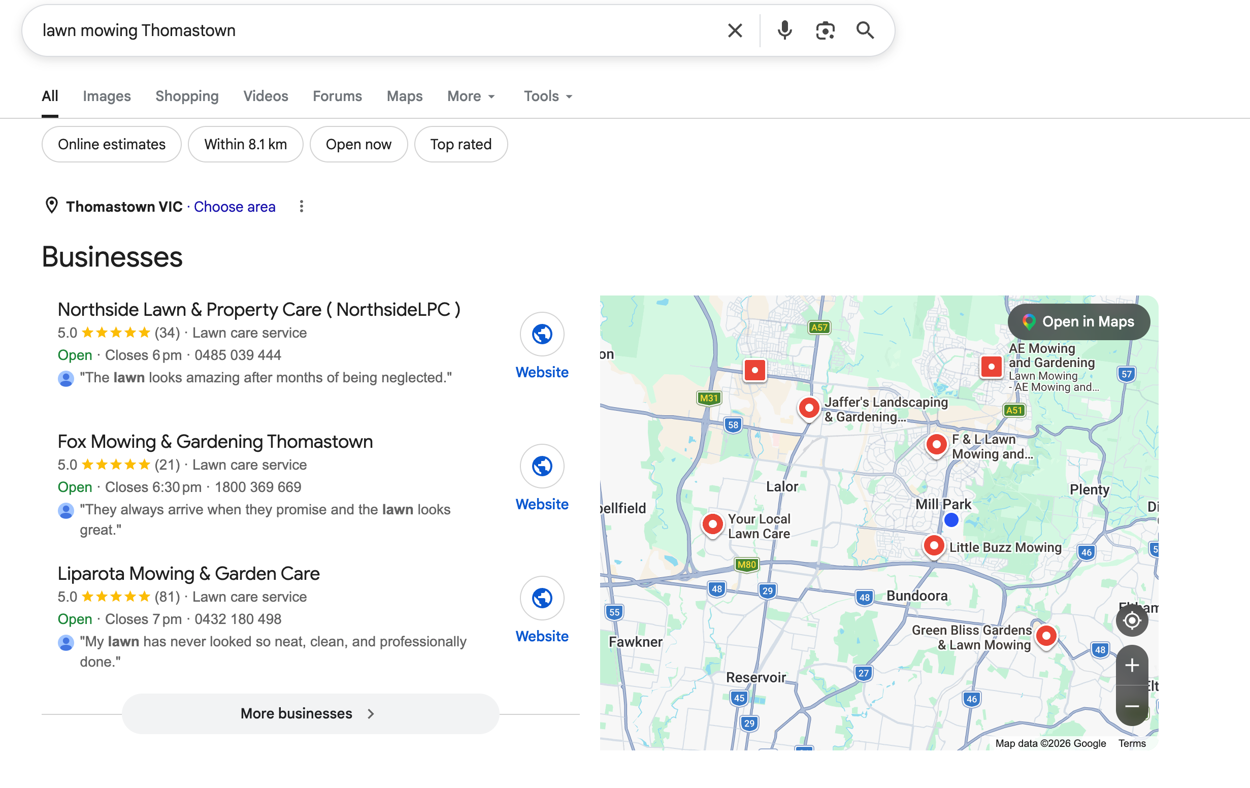 Google local pack ranking 3