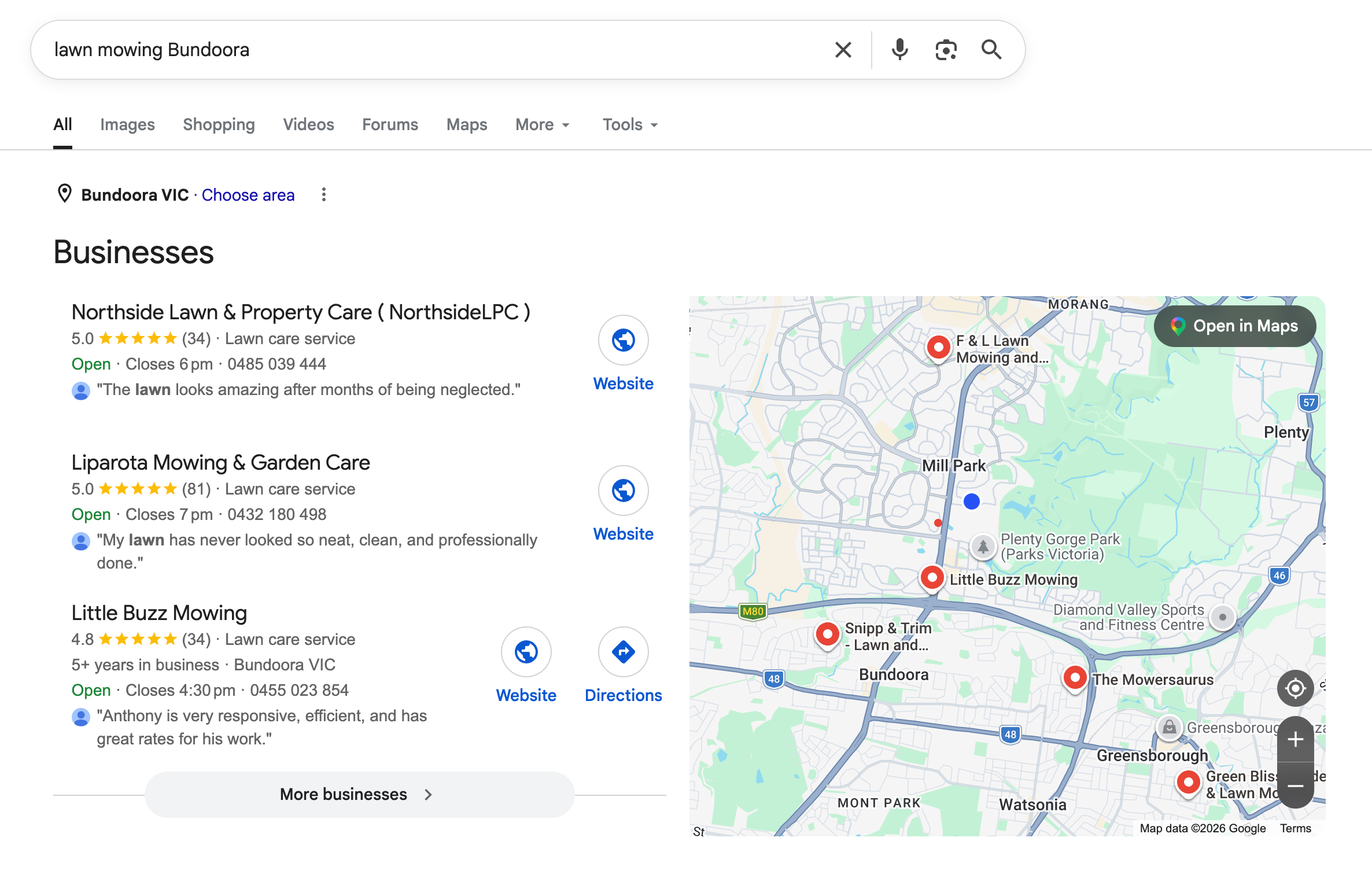 Google local pack ranking 7