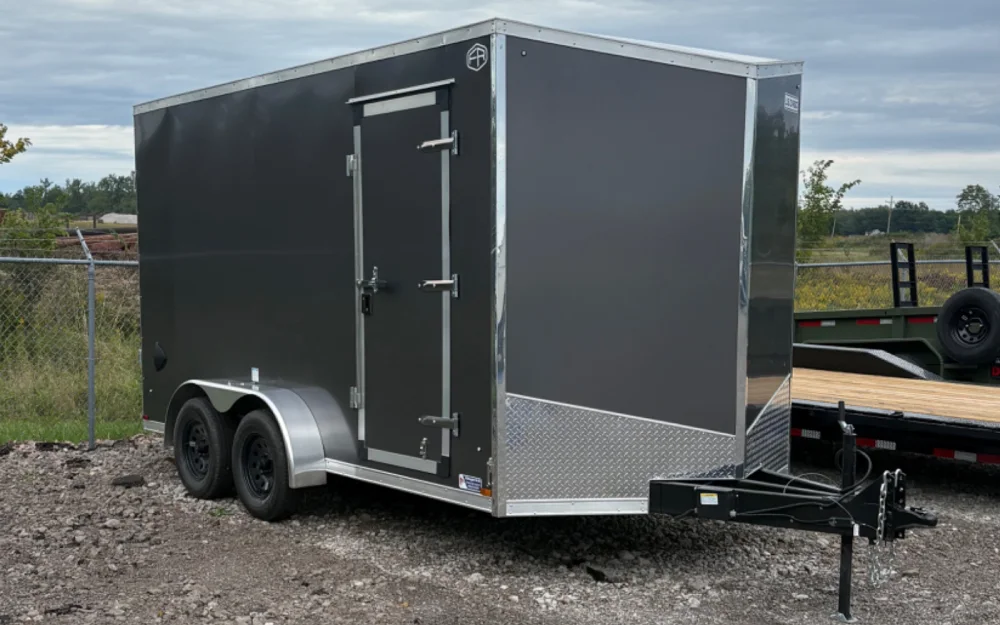 2027 US Cargo 7X14 Enclosed trailer rental at Tru Trailer Rentals in Mansfield, OH