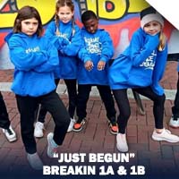 just begun breakin class