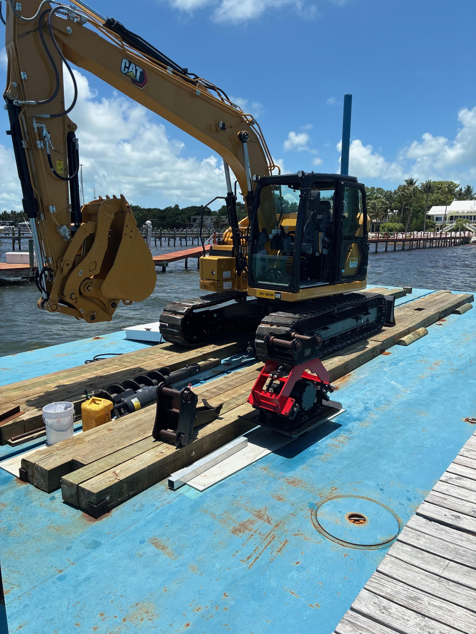 Seawall construction