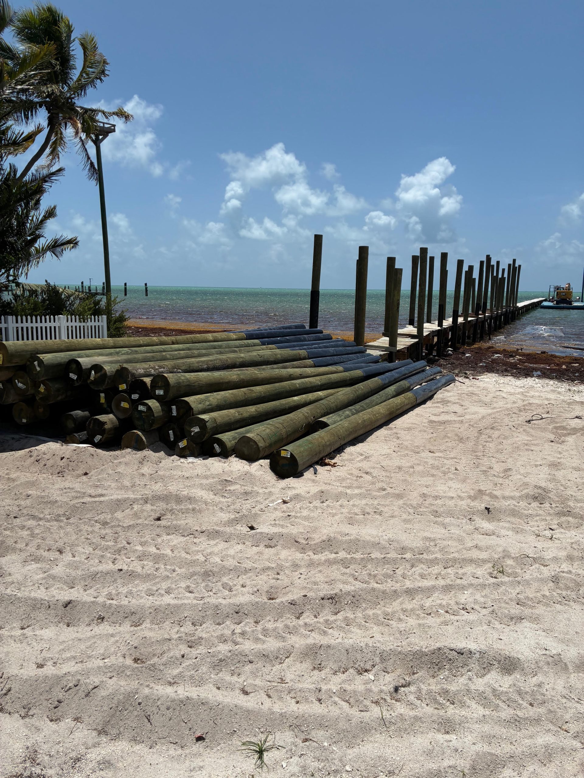 Dock construction project